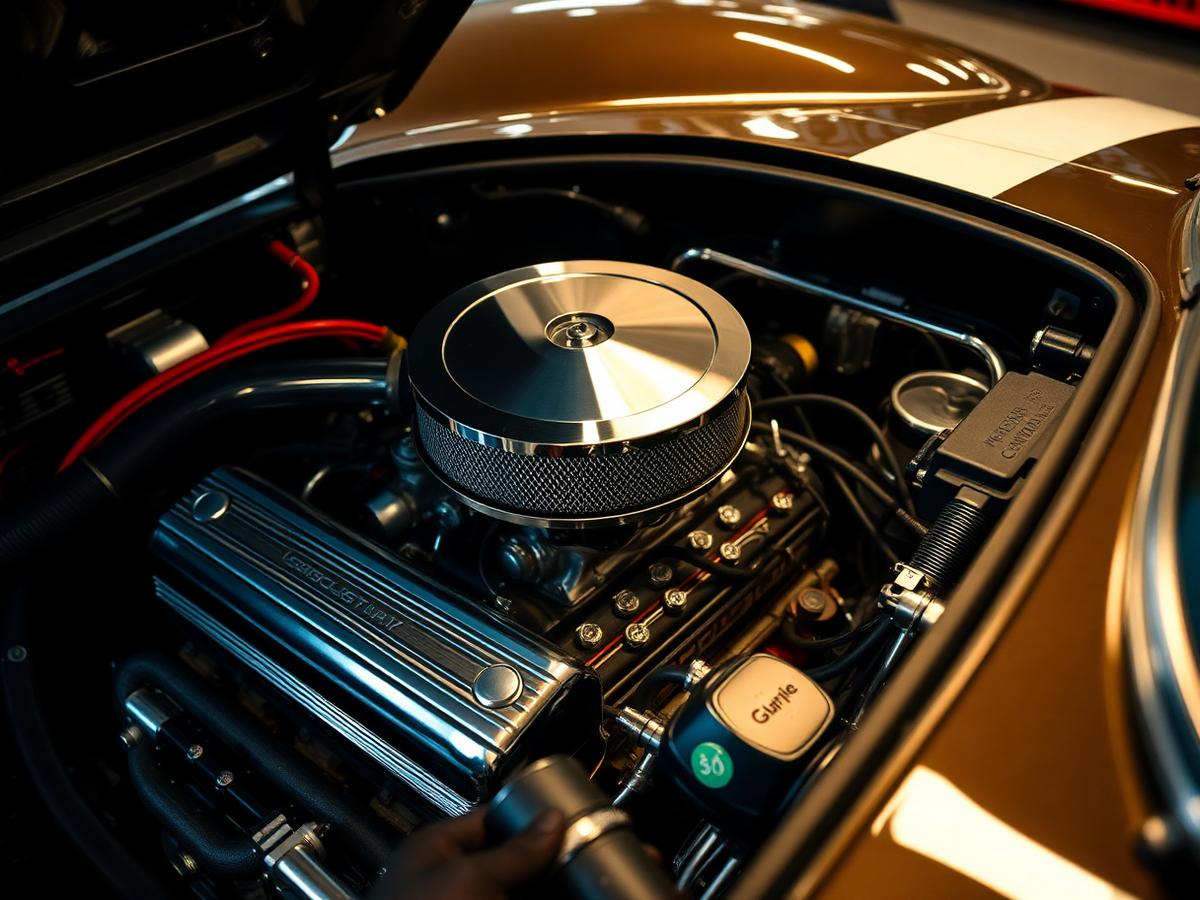 Klassisk motor under arbeid