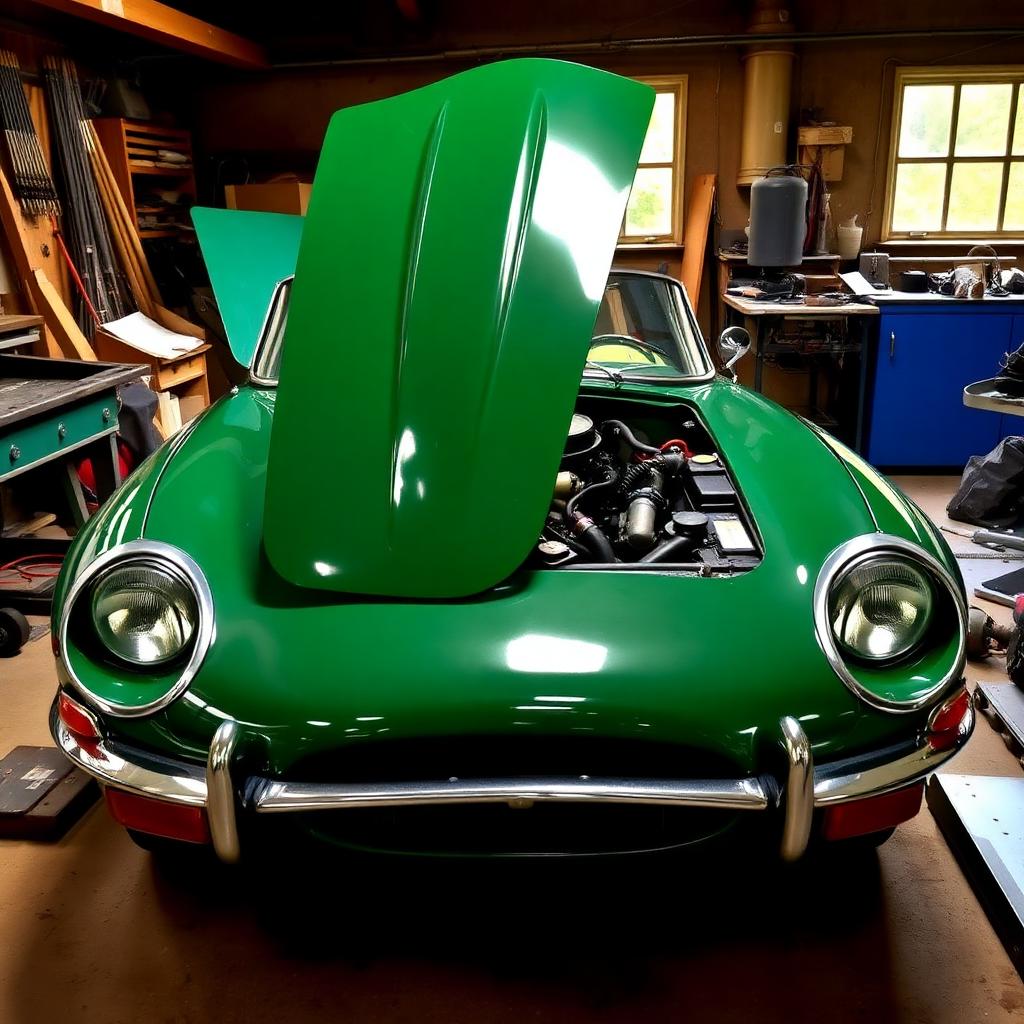 Jaguar E-Type Roadster — før